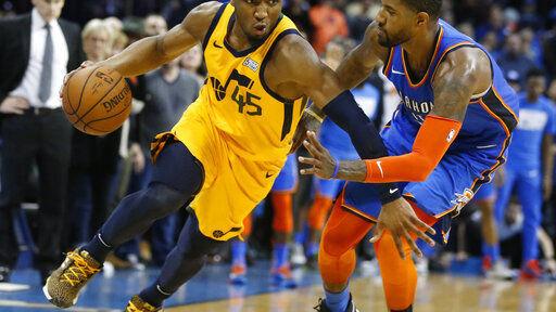 George hits winner, scores 45 as Thunder beat Jazz in 2OT